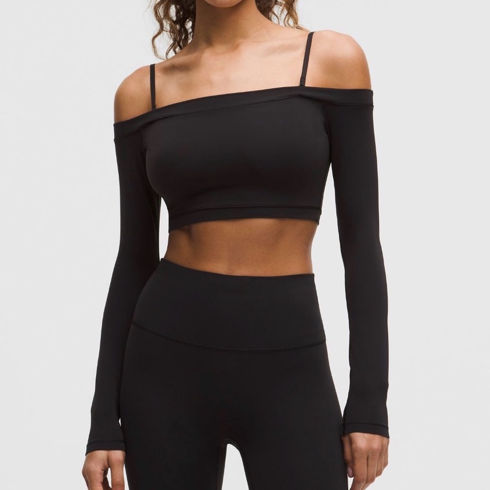 Lululemon Wunder Train off shoulder long sleeve shirt XS XL NWT